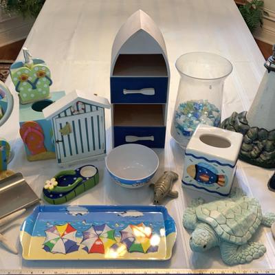 Various Coastal Decor Lot
