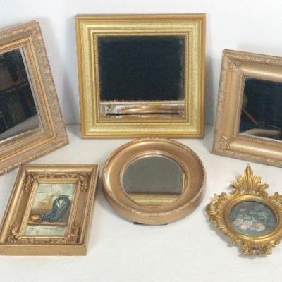 Mirrors (4) + Small Framed Artwork (2)
