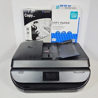 HP OfficeJet 5258 All-In-One Series Printer (1) + Copy Paper Packs (2)