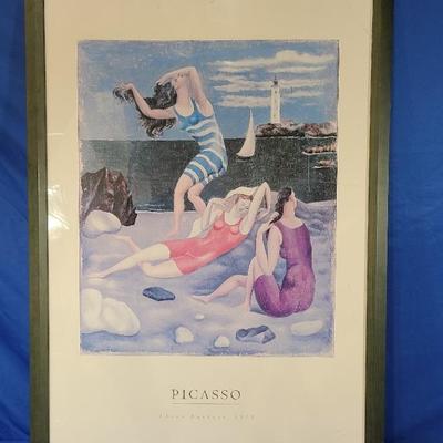 Picasso Pablo Les Baigneuses 'Three Bathers' Poster