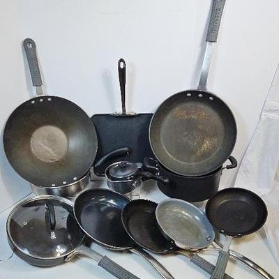 GHC Magnalite Pans (4) + Mixed Cookware (11)