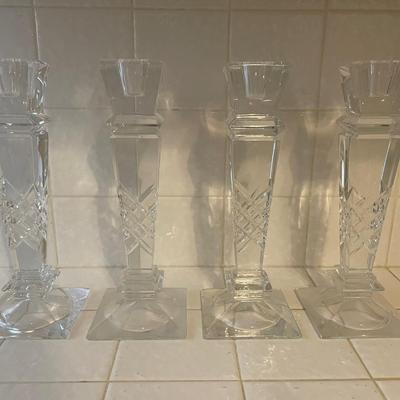 Set of 4 Vintage Candle Holders – Elegant Taper Holders