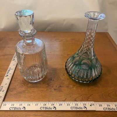 Lot of Two Decorative Decanters 