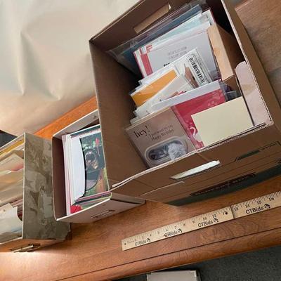 Lot of Assorted Greeting/Holiday Cards and Stationery Supplies