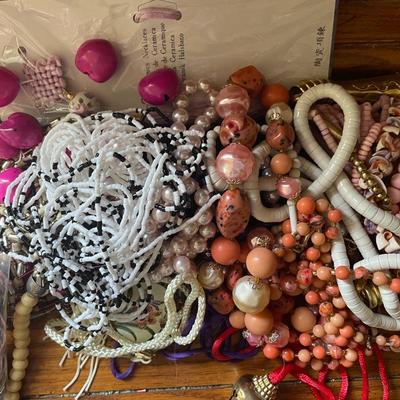 Assorted Collection of Beaded Costume Jewelry