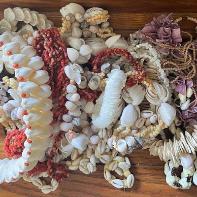 Assorted Shell Jewelry and Decorative Items