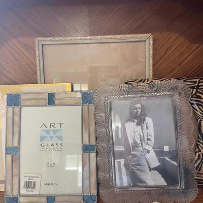 Assorted Collection of Picture Frames, Various Styles and Materials