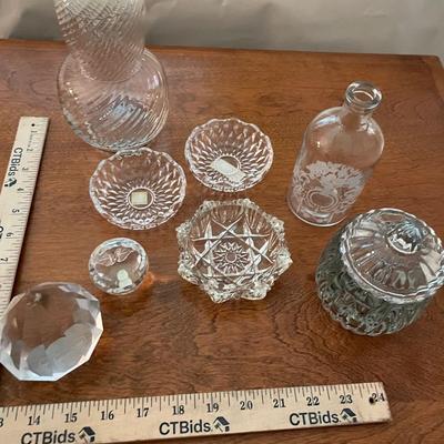 Collection of Vintage Cut and Pressed Glassware