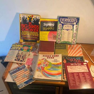 Collection of Music and Songbooks Including Instructional Guides