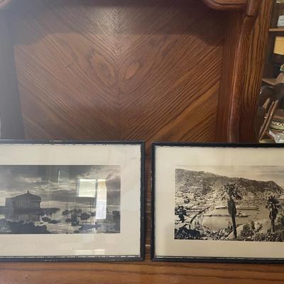 Pair of Framed Catalina Island Vintage Photos