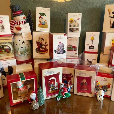 Collection of Hallmark Keepsake Christmas Ornaments