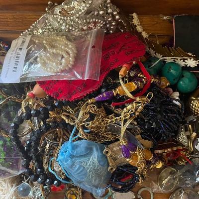 Lot of Assorted Costume Jewelry and Accessories