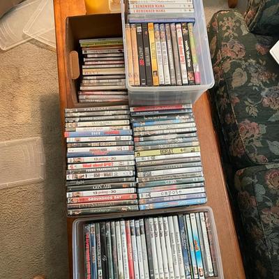 Large Lot of Assorted DVDs 