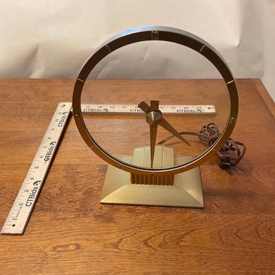 Mid-Century Jefferson Golden Hour Electric Clock – Model 580-101