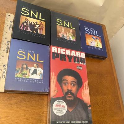Collection of SNL Seasons and Richard Pryor DVD Set