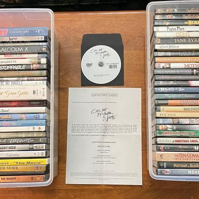Collection of DVDs With Rare "Call Me By Your Name" Screener
