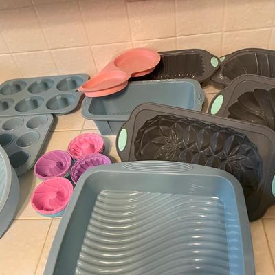 Collection of Silicone Bakeware Molds