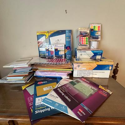 Office Supply Lot – Labels, Envelopes, Notepads & More
