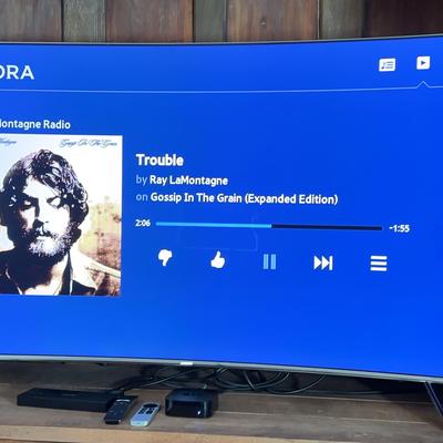 Samsung 55” Curved 4K UHD Smart TV W/ Remote | Model UN55KS3500F