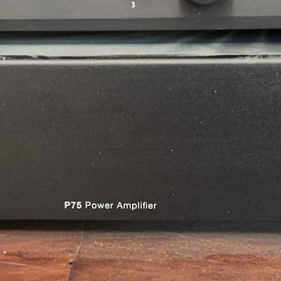 Russound P75 Power Amplifier | Two Channel Stereo Amp W/ Volume & Balance Controls 