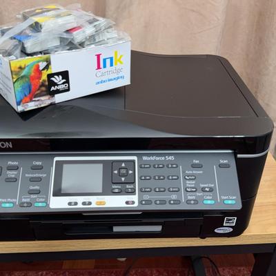 Epson WorkForce 545 All-in-One Printer with Extra Ink Cartridges | Model C422A