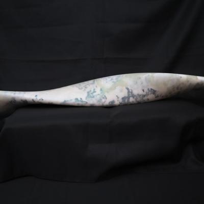 Eric Johnson Wall Sculpture | Madame X Series “35-N” (2022) Signed Resin Form | Minimalist Art
