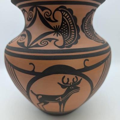 Carlos Laate Zuni Pottery Water Jar