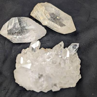 Quartz Crystal Cluster & Points