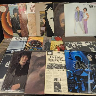 20 Vintage Record Albums ..Doors, Hall & Oates, John Lennon