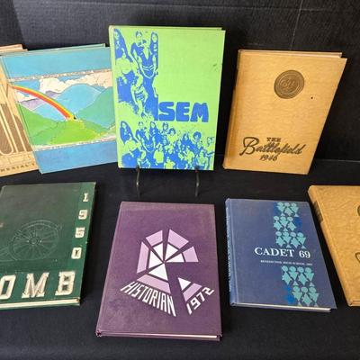 8 Vintage Yearbooks Mary Washington, Benedictine +
