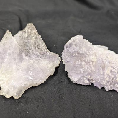 2 Amethyst "Angel Wings" Formations
