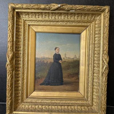 Francois Jacobs (1832-1887) Oil Painting On Board