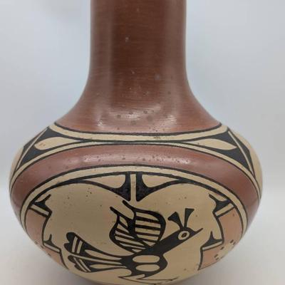 Ruby Panana Zia Pottery Jar With Lid