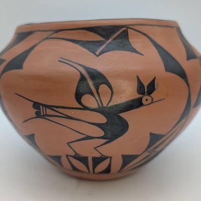 Juanita Shije Zia Pueblo 7" Pottery Bowl 