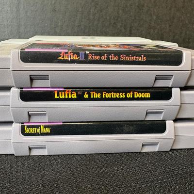 Super Nintendo-Secret Of Mana, Lufia, Lufia II