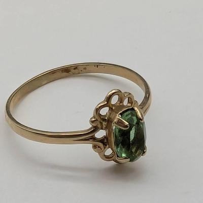 10K Gold Toe Or Pinky Ring...Size 3.5