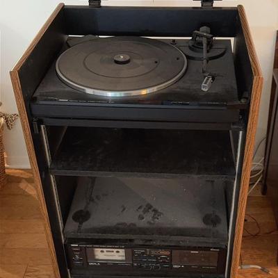 Yamaha Natural Sound Stereo Turntable W/ Yamaha Stereo Double Cassette Deck