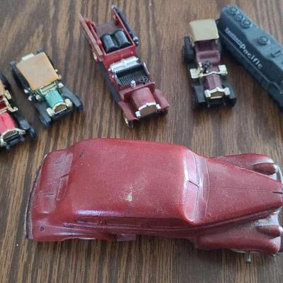 Auburn Sun Rubber Car & Assorted Collectible Vintage Model Cars