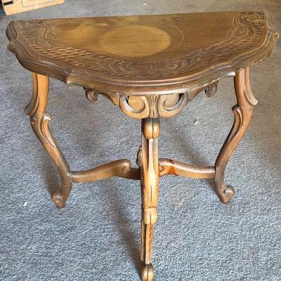Wooden Engraved Table
