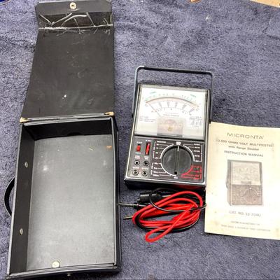 Vintage Micronta Range Doubler Multitester 43 Ranges 22-204u Ao1015347