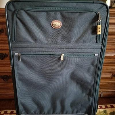 Le Club Vintage Shalamex Rolling Travel Suitcase