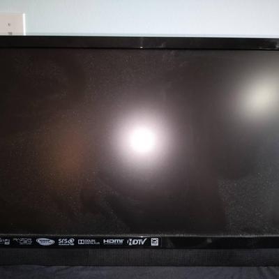 Vizio 23" Working TV + Remote, Power Cable, And HDMI Cable