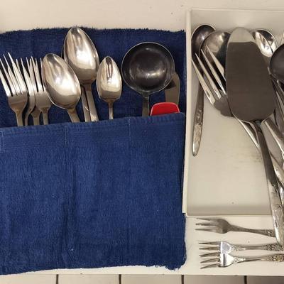 Collection Of Vintage Japanese Stainless Steel Silverware By AMC, Armack, Northland, And More