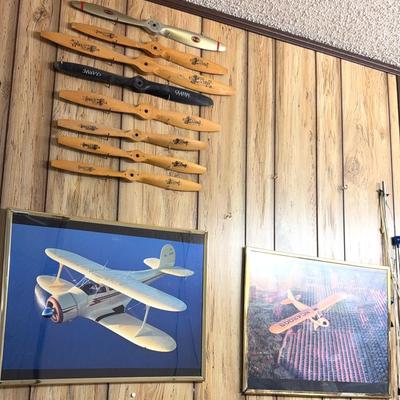 JZ Zinger Propellers With 2 Photos, Waco Biplane & Piper J-3 Cub