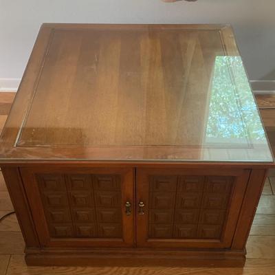 Mid Century Modern Storage Table 