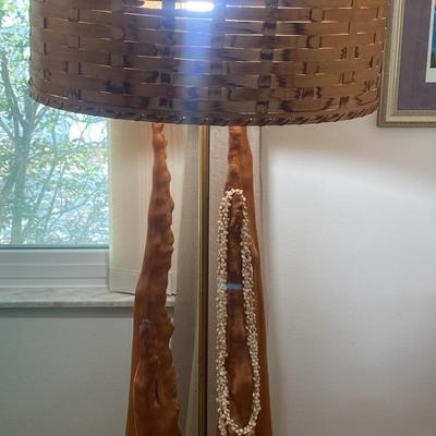 Mid 20th Century Vintage Cypress Tree “Knee” Table Lamp