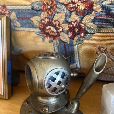 STEEL &  BRASS PEN HOLDER