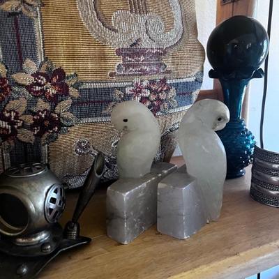 SOAPSTONE BOOKENDS
