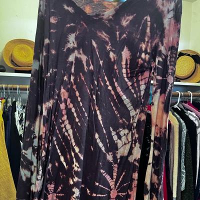 TIE DYE PRINT BLOUSE