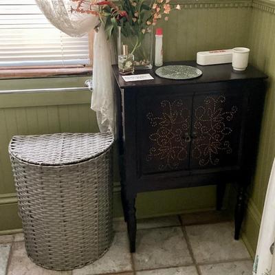 Hamper and storage cabinet